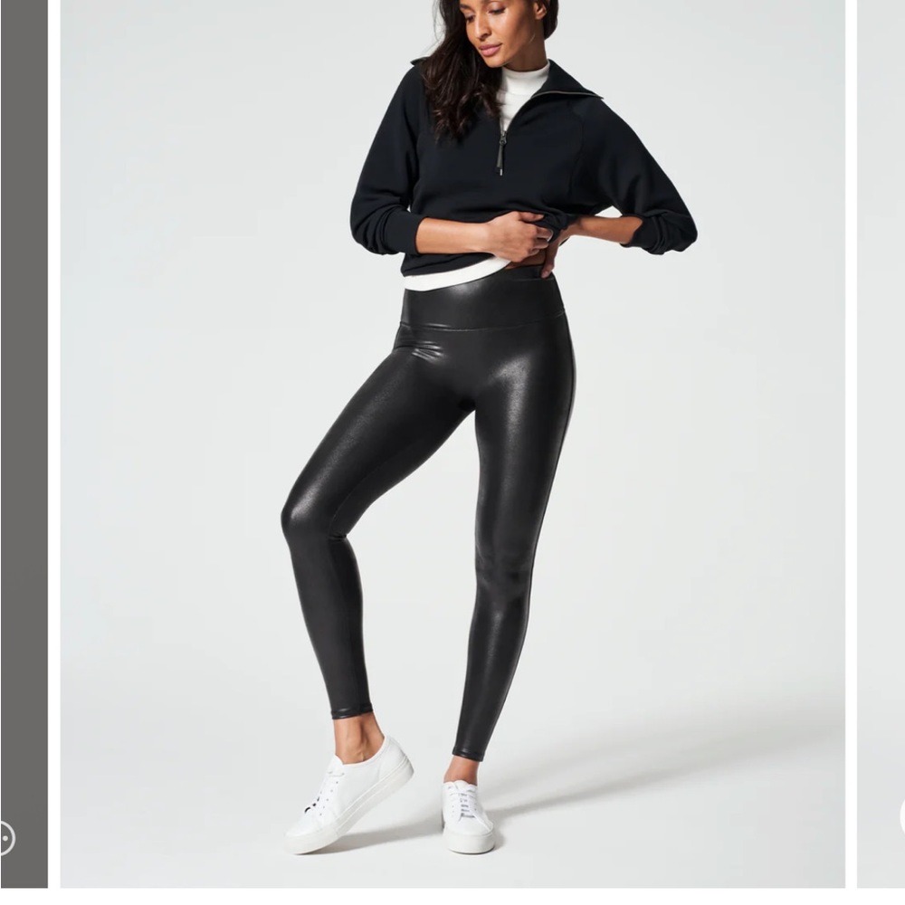 Spanx faux leather leggings